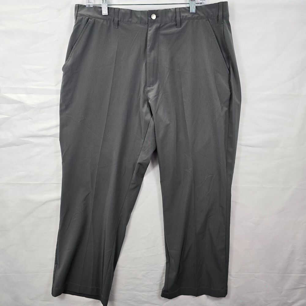 TGW Men's Gray Tech Performance Golf Straight Leg Tiger Woods Size 36x 25